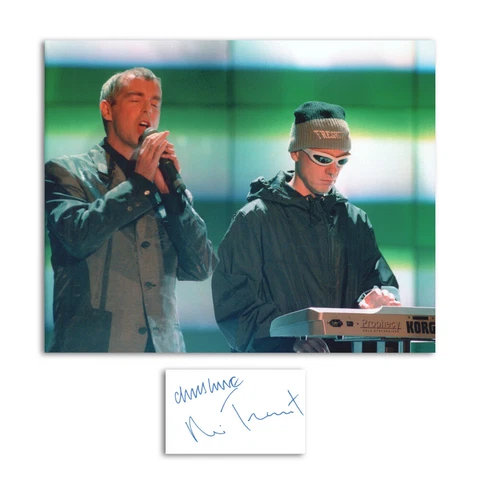 Pet Shop Boys -  Autograph - Signature Mounted with Colour Photograph Cover
