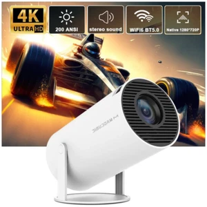 Android 4K Cinema Projector -HY300 Projector- Home &Outdoor 180° Flexible Bundle - Picture 1 of 16