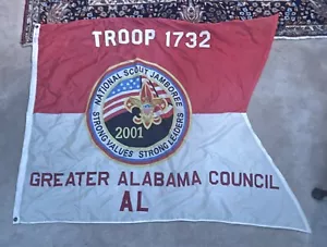 Greater Alabama Council 2001 National Jamboree Troop Flag Coosa Lodge 50 BSA  - Picture 1 of 1