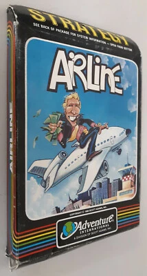 Airline by AI Adventure International Scott Adams for Commodore 64 Tape 1983 - Image 1 of 3