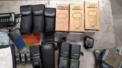 2x YN600EX Yongnuo Flash ¡Más! Paquete de transmisores/receptores Foto 1 de 4