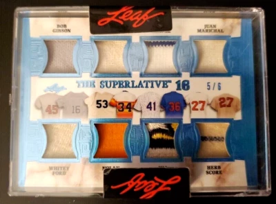 2023 Leaf Superlative 16 Gibson, Seaver, Ryan, Maddux, Johnson Martinez,+ 10  /6 - Image 1 of 3