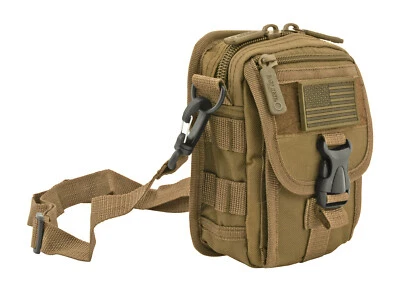 EastWest USA Tactical Over Shoulder MOLLE Attachable Military GO BAG DESERT TAN