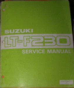 SUZUKI  LT-F230 SERVICE MANUAL   PART NUMBER (99500-42040-01E). - Bild 1 von 1