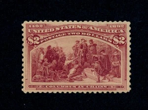 drbobstamps US Scott #242 Mint Disturbed OG $2 Columbian (See Description) - Picture 1 of 2