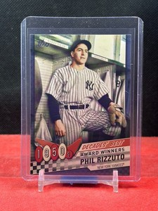 2020 Topps Series 1 Decades' Best Blue Parallel #10 Phil Rizzuto Yankees MLB