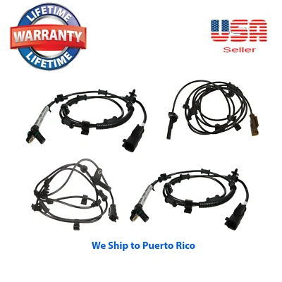Sensor de velocidad de rueda 4 ABS delantero trasero izquierdo y derecho ajuste Ram 3500 2015-2016 doble cabina Foto 1 de 4