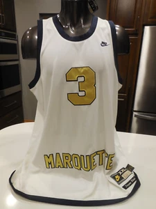 Nike Elite Marquette Golden Eagles Stitched Jersey -Dwyane Wade #3-Size XXL -NEW - Picture 1 of 11