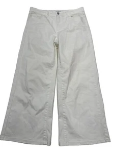 J.McLaughlin Womens White Jeans 8 (Actual: 34x25.5) Cotton blend great - Picture 1 of 17