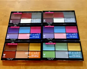 6 Wet N Wild 6 Color Paint Palette (1230029, 1230030, 1230031 & 1230032) - Picture 1 of 1