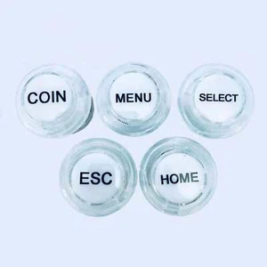 LED 12V White Coin ESC Menu Home Select Start Buttons - Picture 1 of 7