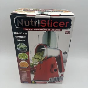 NUTRISLICER Affettatrice Frutta Verdura Tritatutto Grattugia Fette Tritatutto Griglie - Foto 1 di 6