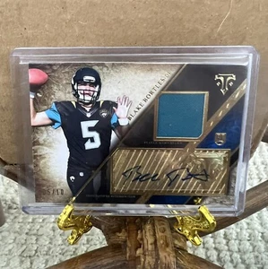 2014 Topps Triple Threads Rookie Auto Relic Karte Blake Bortles RPA #5/10 TYRAR-2 - Bild 1 von 3