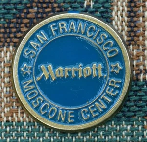 RARE_ Marriott San Francisco Moscone Center 1" Golf Ball Marker - Picture 1 of 1