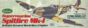 Guillow's Flieger Supermarine Spitfire Wurfgleiter Balsabausatz - Bild 1 von 2