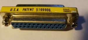 DB25 Female to DB 25 Female Mini Gender Changer Coupler 25pin D-SUB F/F - Picture 1 of 1