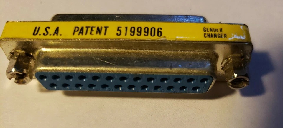 DB25 Female to DB 25 Female Mini Gender Changer Coupler 25pin D-SUB F/F - Image 1 of 1