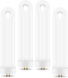 4 Pack Replacement Bulbs FUL15W BL with 4 Pin Base, U Shaped Lamp Tube Compatibl - Picture 1 of 11