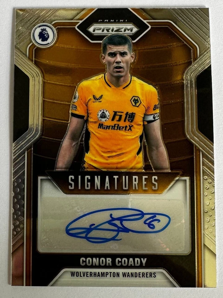 2021 - 2022 Panini Prizm Conor Coady Autograph Wolverhampton Wanders - Image 1 of 2