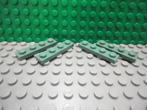 Lego 4 sandgrüne 1x4 Grundplatte NEU  - Bild 1 von 1
