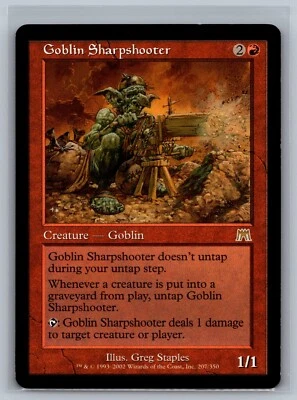 Magic The Gathering Onslaught Goblin Sharpshooter #207/350 MTG TCG CCG - Image 1 of 2
