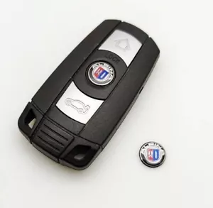 Alpina 11mm key badge Bmw 2 Badges Per Listing - Picture 1 of 2