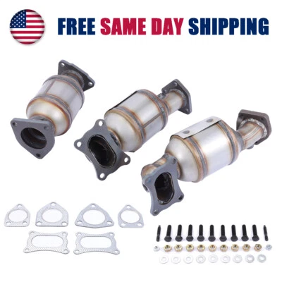 Complete Catalytic Converters for HONDA PILOT 3.5L 2009-2015 45131+45132+16447 Foto 1 de 4