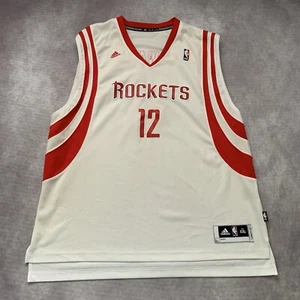 Adidas NBA Men's White Houston Rockets Number 12 Dwight Howard Jersey Size 2XL - Picture 1 of 14