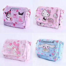 Girl Gift Kuromi My Melody Cinnamoroll Hello Kitty Crossbody Shoulder Bag Zipper