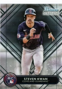 STEVEN KWAN - Guardians - 2022 Bowman Sterling Rookie Card #BSR-3 - Picture 1 of 2