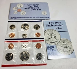 1998 U.S. Mint Set Uncirculated Original Government Packaging OGP Collectible - Picture 1 of 2