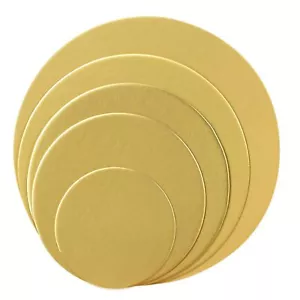 5 Pack Cakeboard Round 4 6 8 10 12 Inch Cake Base Cardboards Round Cake Circles  - Picture 1 of 5