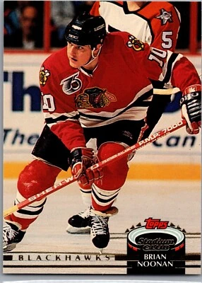 1992-93 Topps Stadium Club -#400 Brian Noonan - Image 1 of 2