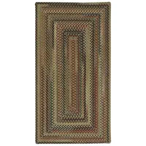 Capel Rugs Bangor Sage Multi Wool Country Braided Rectangle Area Rug - Picture 1 of 3