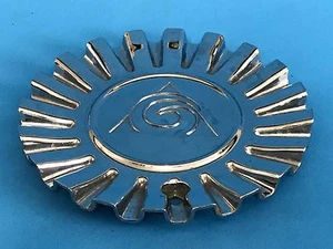 RARE GOLDEN WHEELS CUSTOM WHEEL RIM CHROME CENTER CAP LG0902-25 CSGW190-2P - Picture 1 of 6