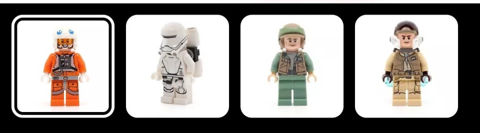 BN Lego Star Wars Mini figures Dak Ralter,First order,Endor Rebel,Grand Moff - Image 1 of 1