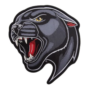 Roaring Black Panther Patch, Feline Back Patches - Picture 1 of 5