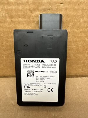 Módulo de detección de punto ciego Honda Pilot 2019-2021 lado del conductor parachoques trasero izquierdo Foto 1 de 4