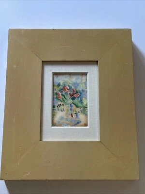 KATHLEEN GEE PAINTING SMALL GEM FLORAL LANDSCAPE IMPRESSIONISM MASTERFUL LISTED - Image 1 of 4