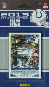 Juego de equipo de fábrica de puntaje de los Indianapolis Colts 2013 Andrew Luck y Reggie Wayne Plus - Imagen 1 de 2