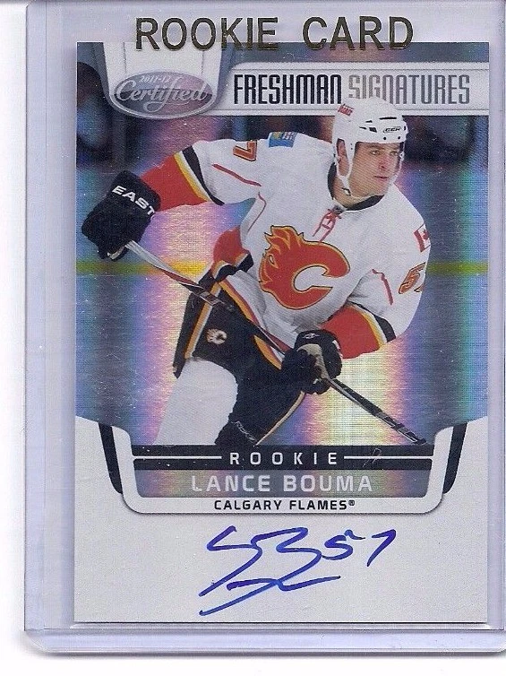 11-12 2011-12 CERTIFIED LANCE BOUMA AUTOGRAPH ROOKIE 177 CALGARY FLAMES - Image 1 of 1