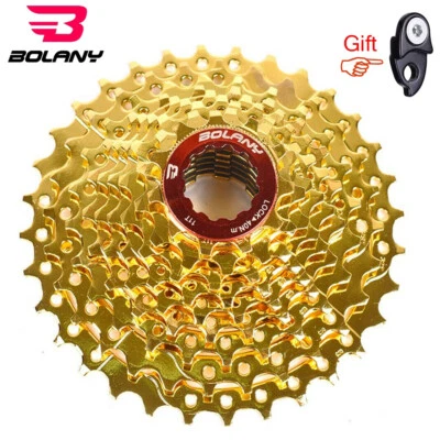BOLANY 9 Velocidades Cassete MTB Bicicleta de Montaña Volante 11-32T Dorado Foto 1 de 4