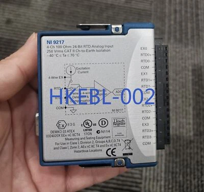 NI-9217 National Instruments NI 9217 cDAQ Temperature RTD Input Module - Image 1 of 4