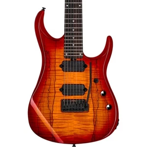 Sterling JP157D John Petrucci W/DiMarzio Pickups 7-String Guitar Bld Orange Brst - Picture 1 of 6