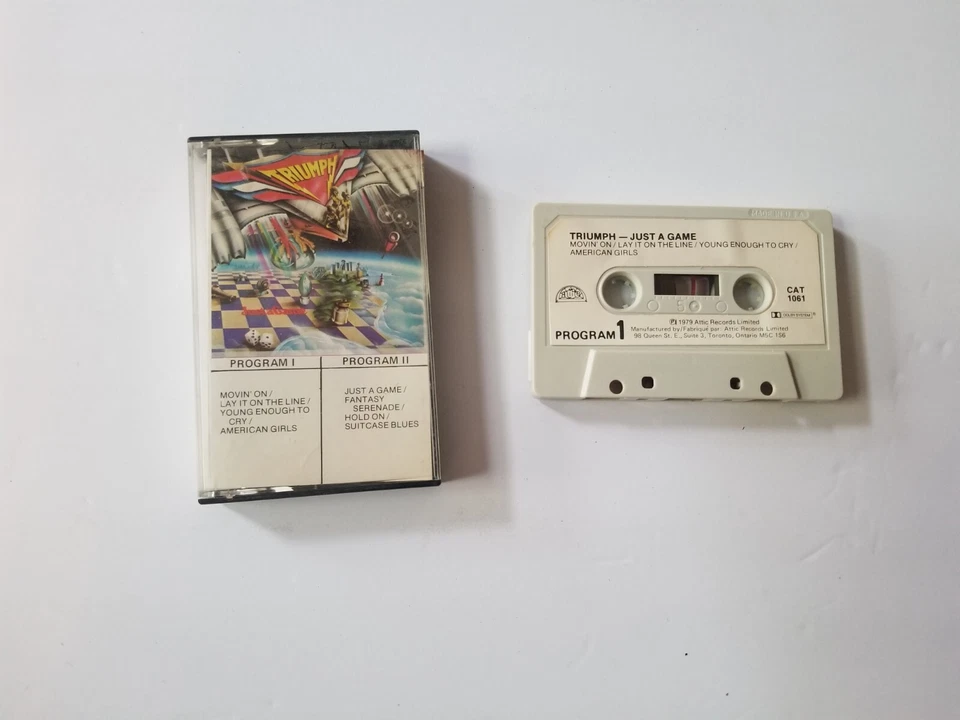 Triumph - Just A Game - Cassette Tape - Image 1 of 1