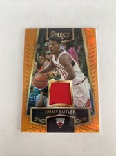 2016-17 Select Jimmy Butler Game Worn Jersey Swatches Orange Prizm /60 #2 Bulls