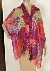 Cejon Women's Scarf Shawl Wrap Multi Color 73" x 21" - Picture 1 of 6