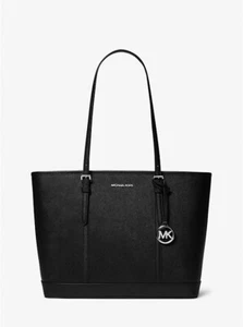 Bolso de Mano Michael Kors Jet Set Grande de Viaje de Cuero Saffiano con Cremallera Superior - Imagen 1 de 3