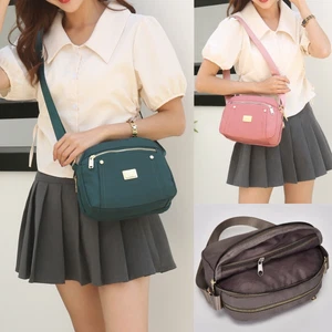 Women Waterproof Backpack Multi Zip Fashionable Travel Casual Crossbody Bag US - Picture 1 of 34