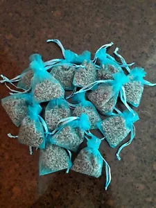 14 Dried Lavender Bags, Favours, Calming, Scent, Sleep Aid, Moth Repellent - Picture 1 of 1